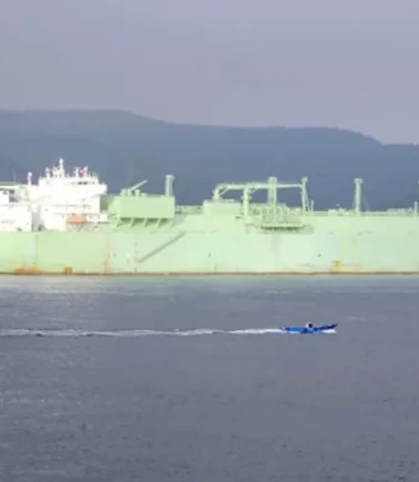 Cezayir'den yola çıkan dev LNG gemisi yolda