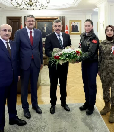 Mustafa Çiftçi Polis Haftası’nda emniyet heyetini kabul etti