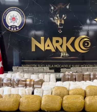 Van’da 240 kilogram uyuşturucu ele geçirildi!