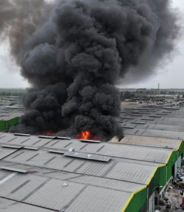 Adana'da geri dönüşüm tesisinde korkutan yangın!