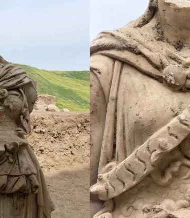 Laodikeia’da 2 metrelik Athena Heykeli bulundu