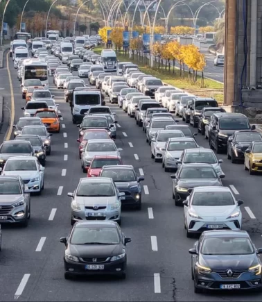 Trafikteki araç sayısı 34 milyonu aştı
