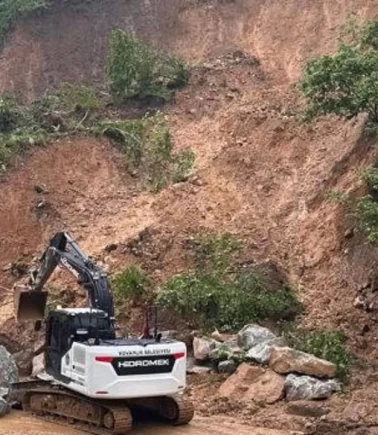 Giresun Bulancak'ta heyelan paniği! Bakanlık devreye girdi