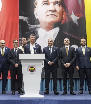 Fenerbahçe'de bayramlaşma töreni düzenlendi