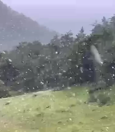 Haziran ayına günler kala kar sürprizi