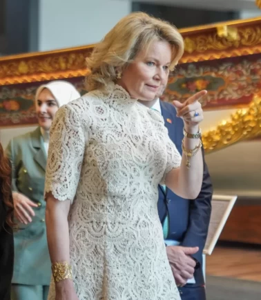 Belçika Kraliçesi Mathilde, İstanbul Deniz Müzesi’ni ziyaret etti