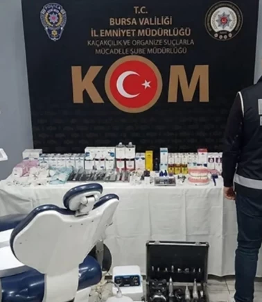 İnegöl'de sahte diş hekimi operasyonu