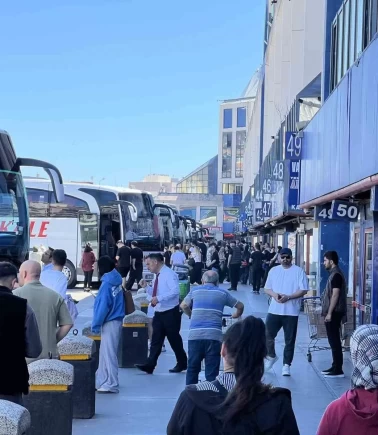 15 Temmuz Demokrasi Otogarı’nda bayram yoğunluğu