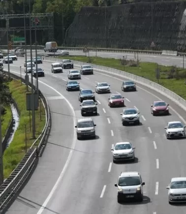 Bolu geçişinde yoğunluk artıyor