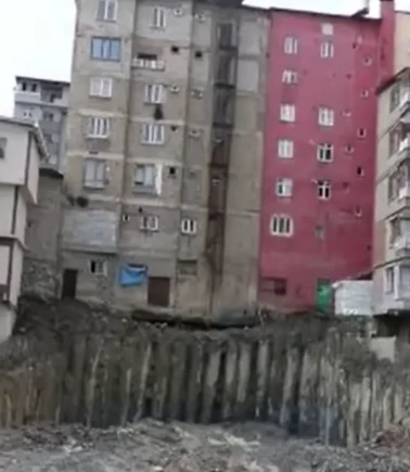Hakkâri’de temel kazısı facia getiriyordu!