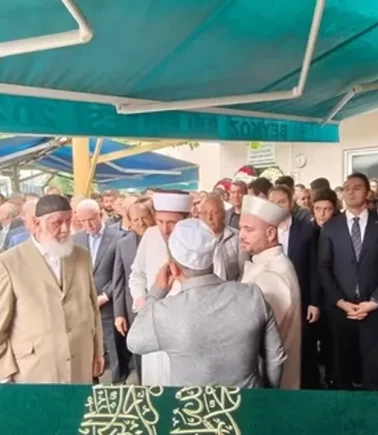 Cemal Kalyoncu'nun ablası Fatma Kabaoğlu son yolculuğuna uğurlandı