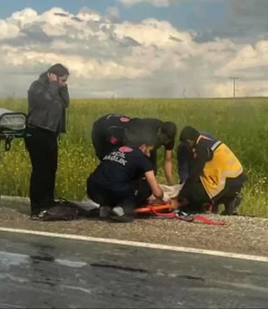 Diyarbakır-Silvan yolunda feci kaza!