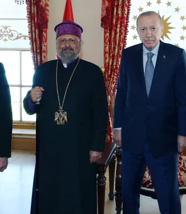 Cumhurbaşkanı Erdoğan, Türkiye Ermenileri Patriği Maşalyan’ı kabul etti