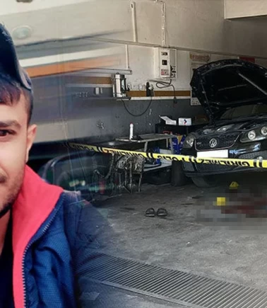 3 çocuk babası tamirci, liftten düşen otomobilin altında can verdi!