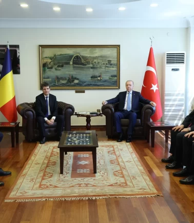 Cumhurbaşkanı Erdoğan, Romanyalı Mevkidaşı Dan ile görüştü!