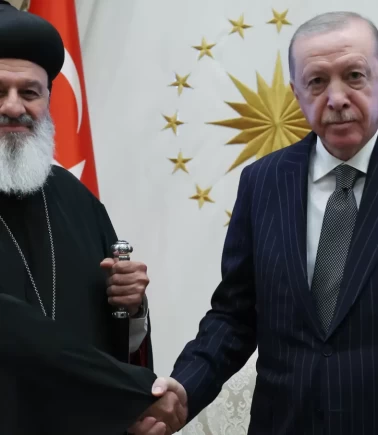 Cumhurbaşkanı Erdoğan, Süryani Ortodoks Kilisesi Patriği'ni kabul etti