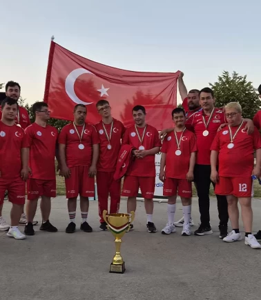 Down Sendromlu Milli Takımı dünya ikincisi oldu!