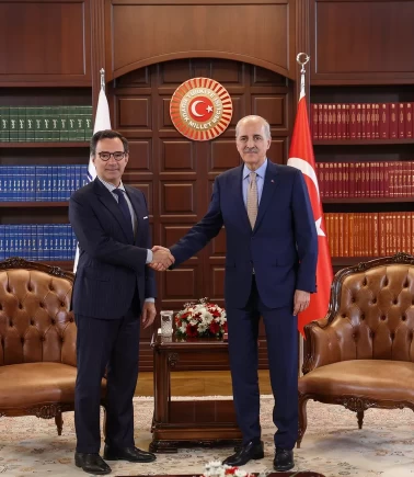 TBMM Başkanı Numan Kurtulmuş, NATO PA Başkanı Perestrello ile görüştü!