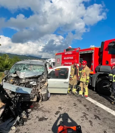 Düzce'de feci kaza