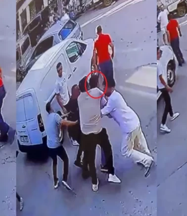 Husumetlisini bacağından vurdu