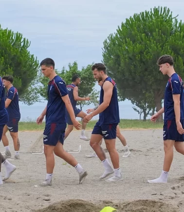 Trabzonspor hazırlıklarını çift antrenmanla sürdürdü