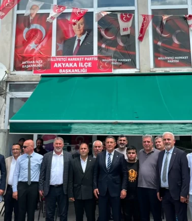MHP Akyaka'da tek yürek oldu