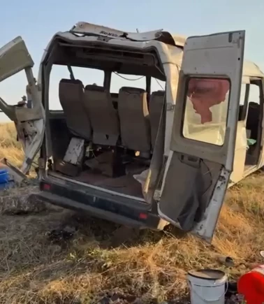 Tarım işçilerinin yolculuğu kazayla bitti