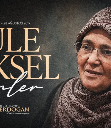 Cumhurbaşkanı Erdoğan, Şule Yüksel Şenler’i vefat yıl dönümünde andı