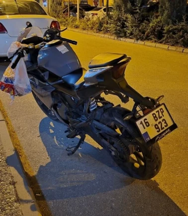 Eskişehir’de alkollü sürücü motosikletle kaza yaptı