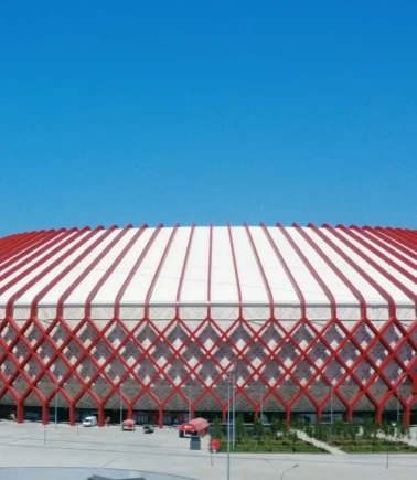 Kırgızistan’da 51 bin kişilik dev stadyum tamamlandı!