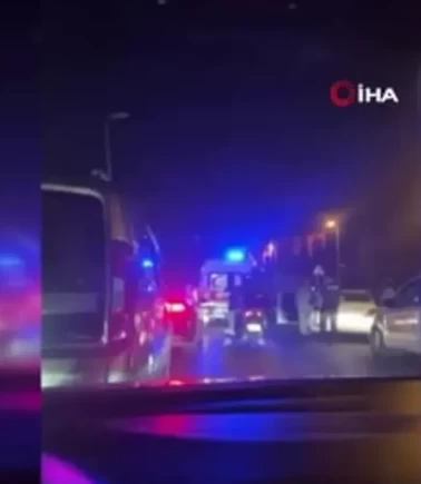 İstanbul'da kaçan şüphelinin peşine düşen Yunus Timi kaza yaptı