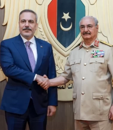 Bakan Fidan'dan Bingazi'de, Halife Hafter ile kritik görüşme!