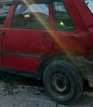 İnegöl'de kontrolsüz kavşakta zincirleme kaza