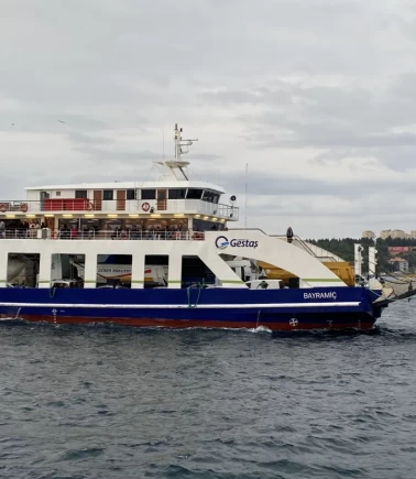 Gökçeada feribot seferlerine hava engeli!