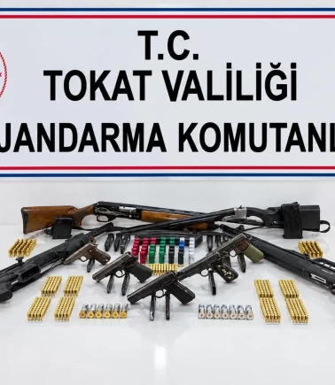 Tokat’ta silah kaçakçılığı operasyonu: 5 gözaltı