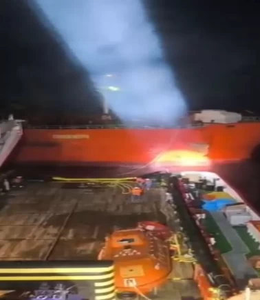 Marmara Adası açıklarında korkutan olay!