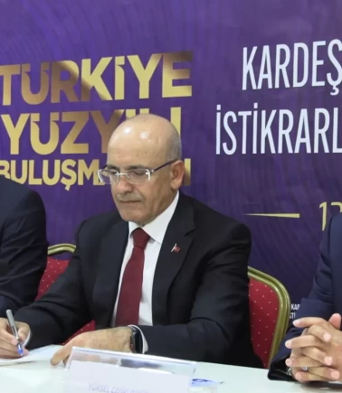 Bakan Mehmet Şimşek, Bolu’da iş dünyasıyla buluştu