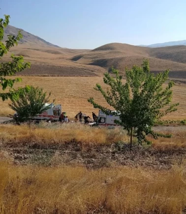 Elazığ’da feci kaza!