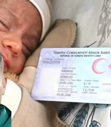 Oğluna futbol yıldızının ismini verdi