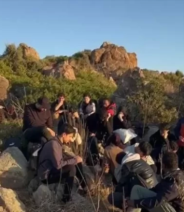 Bodrum'da 34 düzensiz göçmen yakalandı!