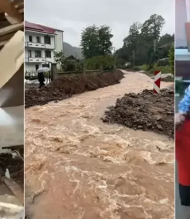 Sakarya'daki sel felaketi deprem etkisi yarattı!