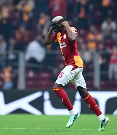 Galatasaray'da Victor Osimhen sevinci