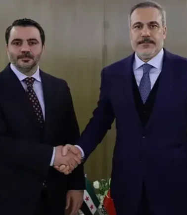 Bakan Fidan Suriye Dışişleri Bakanı Şeybani ile bir araya geldi