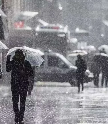 Antalya'da gece saatlerinde şiddetli sağanak bekleniyor