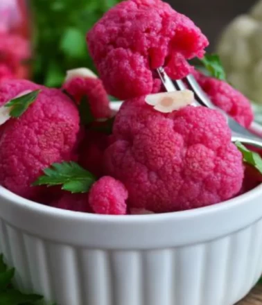 Pancarlı karnabahar turşusu