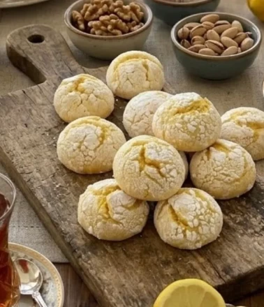 Zerdeçallı ve limonlu çatlak kurabiye!