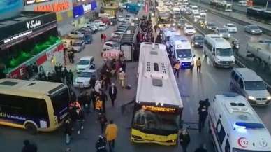 Bahçelievler'de İETT otobüsü durağa daldı: Ölü ve yaralılar var