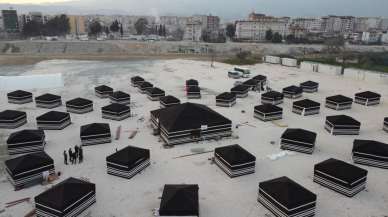 Hatay'da depremzedeler için "Yörük çadırları" kuruldu