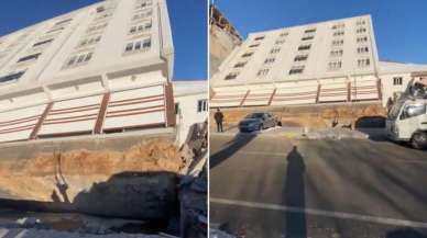 Deprem bölgesinde şaşırtan görüntü! Camları dahi kırılmadı