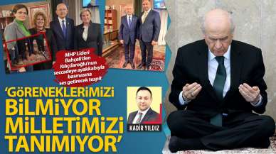 "Seccadeye ayakkabıyla basan Kemal Kılıçdaroğlu, geleneklerimizi bilmiyor"